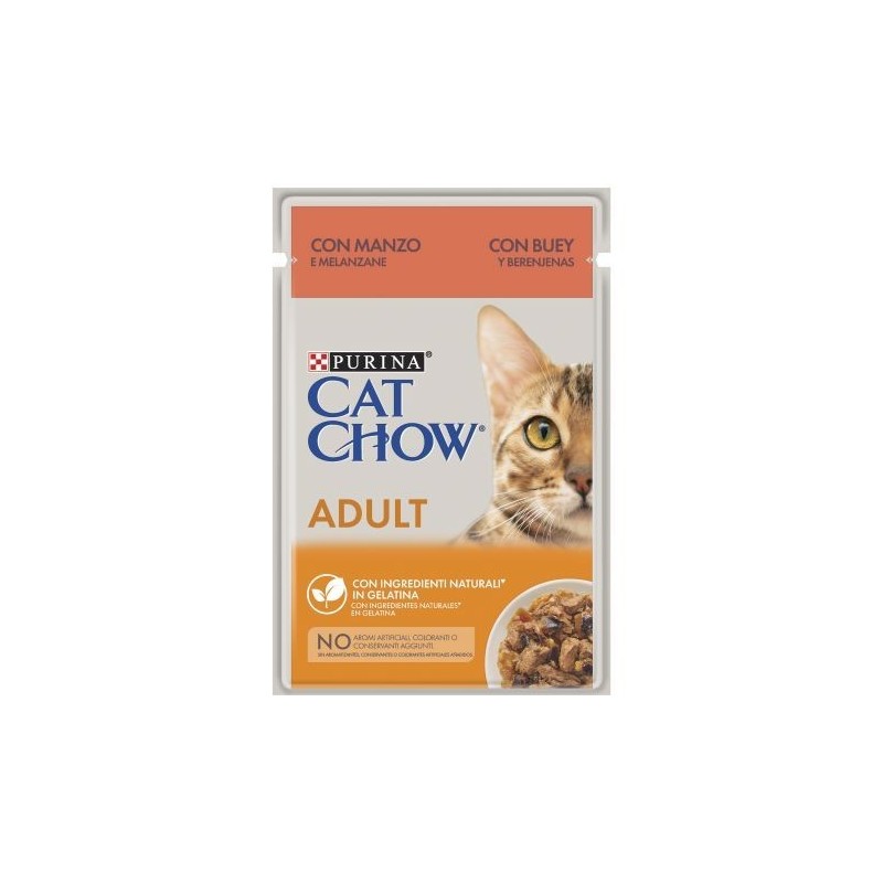 Purina Cat Chow con Buey 85 Gr