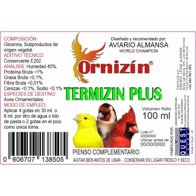 Termizín 100 Ml Ornizín