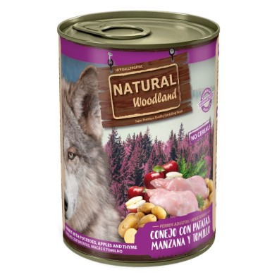 Natural Woodland Conejo con Patata 400 GR