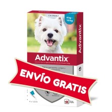 Advantix pack 4 pipetas para perros de 4-10 kilos