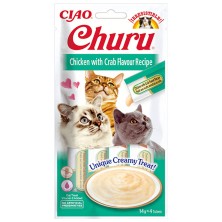 Churu Cat Pollo con Cangrejo 14 gr x 4 Tubos