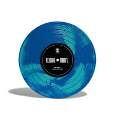 Zee.Dog Blues Vinyl Frisbee para cães flutuante