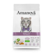 AmaNova Cat Adult White Fish & Quinoa Low Grain 6 kg.