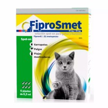 Fatro FiproSmet Pipetas Antiparasitarias para Gatos