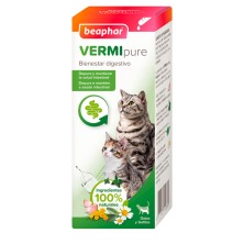 Vermi Pure Antiparasitario Interno Natural Líquido para Gatos