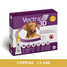 Vectra 3D Spot em cães 1,5-4 Kg