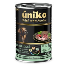 Uniko Lata Perro Pate con Cordero 400 Gr