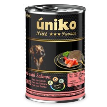 Uniko Lata Perro Pate con Salmon 400 Gr