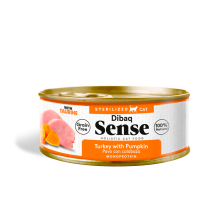 Dibaq Sense Cat Esterilizado Pavo con Calabaza 70 Gr
