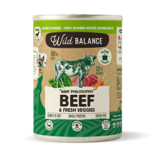 Wild Balance Lata de Ternera para perros 400g - Filosofía BARF