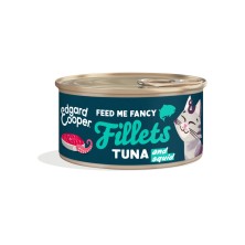 Edgard & Cooper Filetes de atún y calamares sin cereales para gatos 70 Gr
