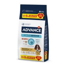 Advance Sensitive Salmon y Arroz 12 + 2 Kg Gratis