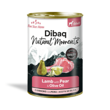 Dibaq Natural Moments Cordero con Pera para Perros 380 Gr