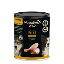 NutraDog Wild Premium Pollo con Hueso 400 Gr
