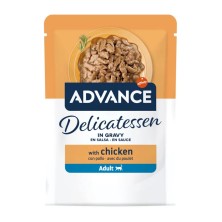 Advance Delicatessen Pollo en Salsa Sobres para Gatos 85 Gr