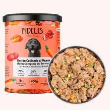 Fidelis Ternera con Boniato, Manzana y Brócoli 400 Gr