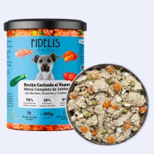 Fidelis Salmón con Boniato, Guisantes y Calabacín 400 Gr