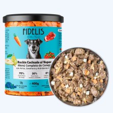 Fidelis Conejo con Arroz, Zanahoria y Arándanos 400 Gr