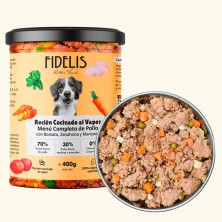 Fidelis Pollo con Boniato, Zanahoria y Manzana 400 Gr