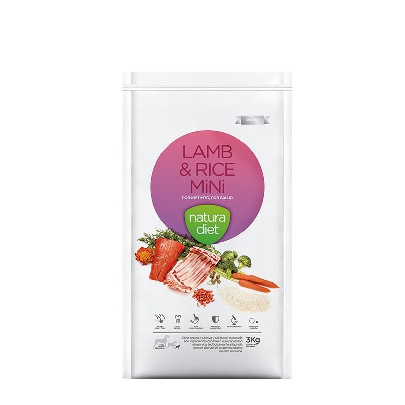 Natura Diet Lamb & Rice Mini 3 Kg