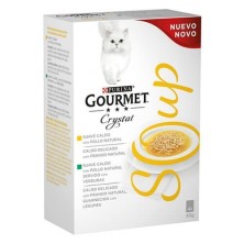 Purina Gourmet Crystal Soup Pollo 4 Sobres