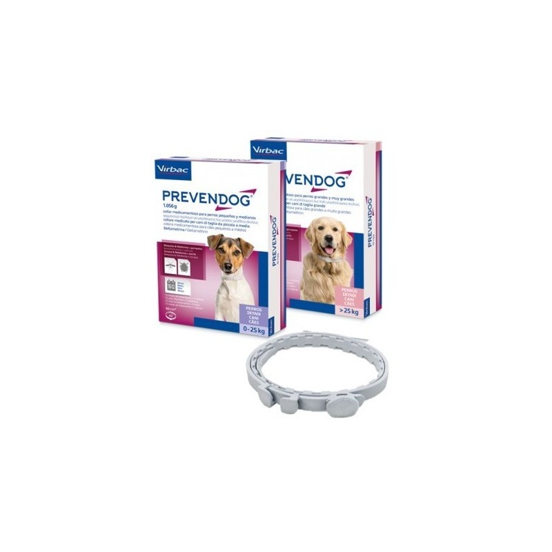Prevendog Pack 2 Collares Antiparasitarios Más de 25 Kg