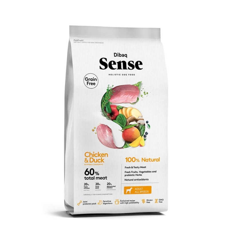 Dibaq Sense Pollo y Pato Grain Free 2 Kg